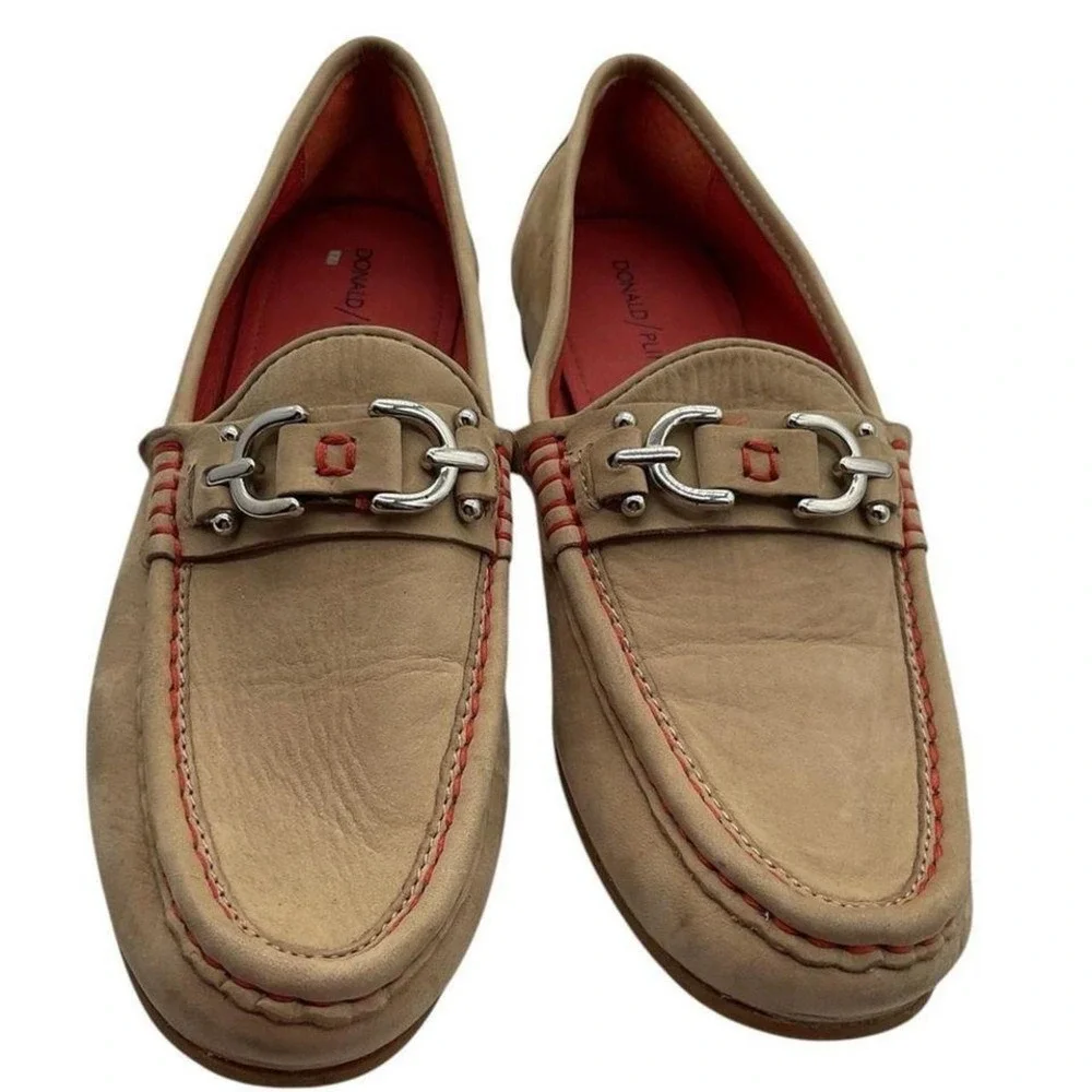 Donald J Pliner Leather Loafers Womans‎ Size 7.5M
